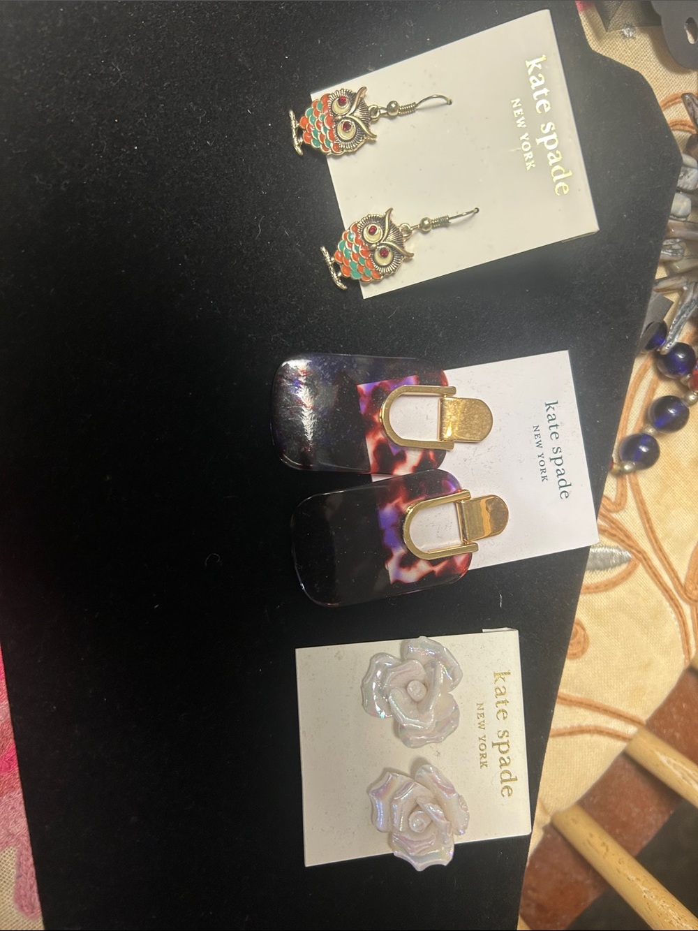 kate spade Multicolor Earrings with Gold Accents
